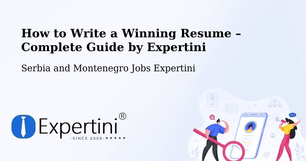Resume Writing Guide for Job Seekers – Yellowknife - Yellowknife, Serbia and Montenegro Jobs Expertini